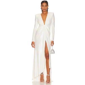 Ronny Kobo Collection White Maxi Dress